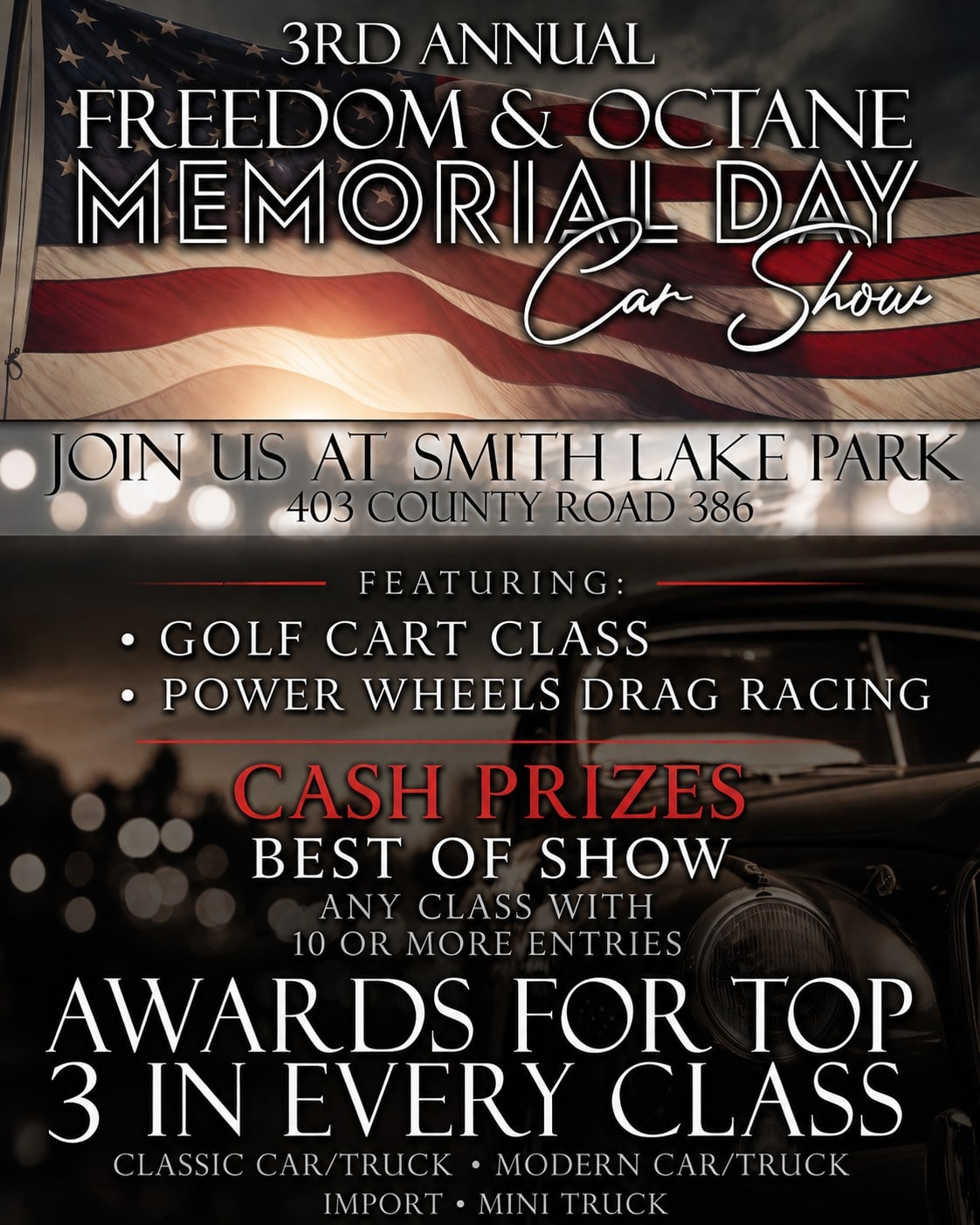 3rd Annual Freedom & Octane Memorial Day Car Show
