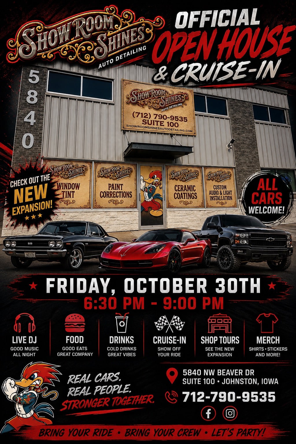 ShowRoom Shines Open House and Cruise-In