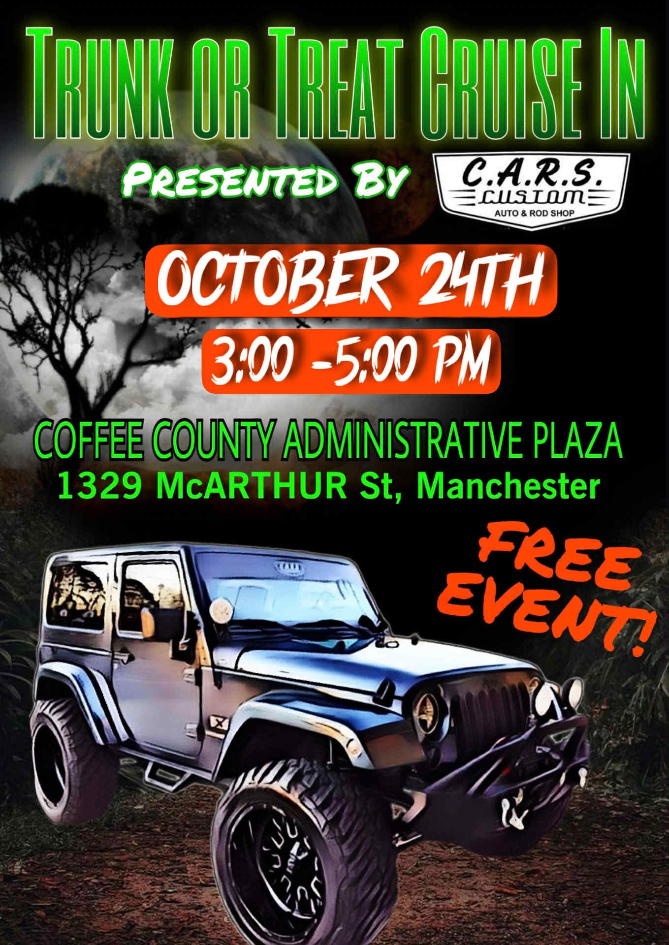 4th Annual Trunk or Treat Cruise-in