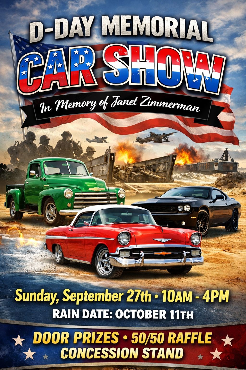 D-Day Memorial Car Show