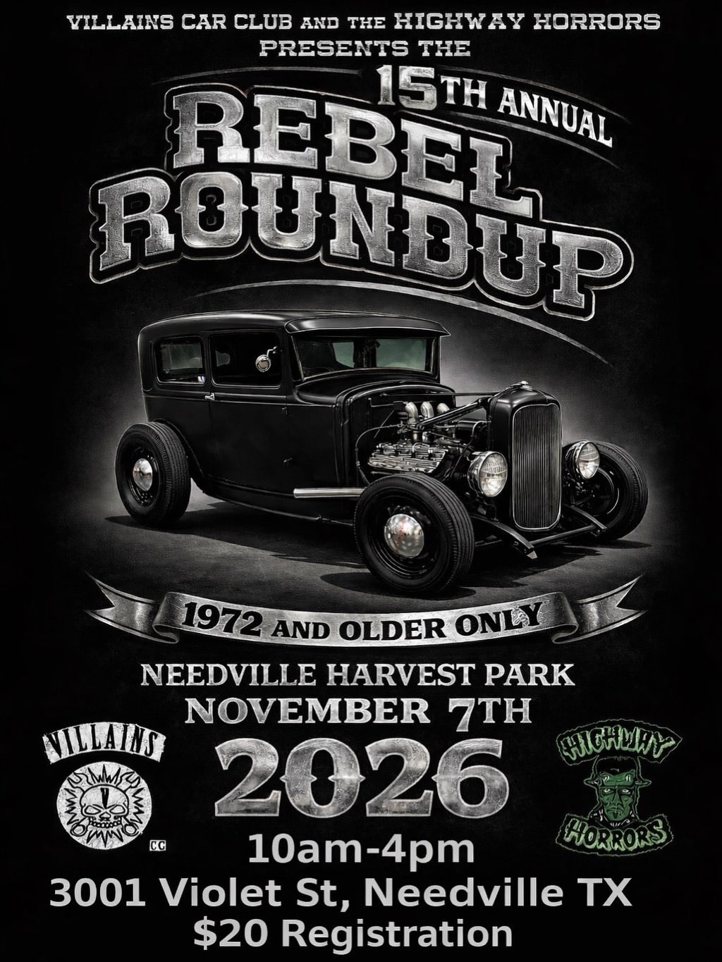 15th Rebel Roundup Car Show