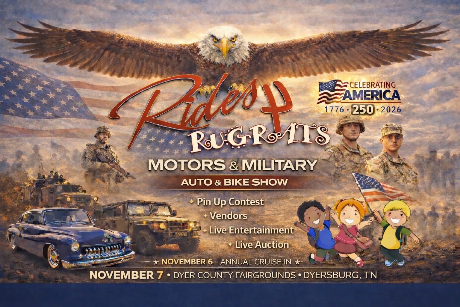 8th Annual Rides4Rugrats Auto & Bike Show