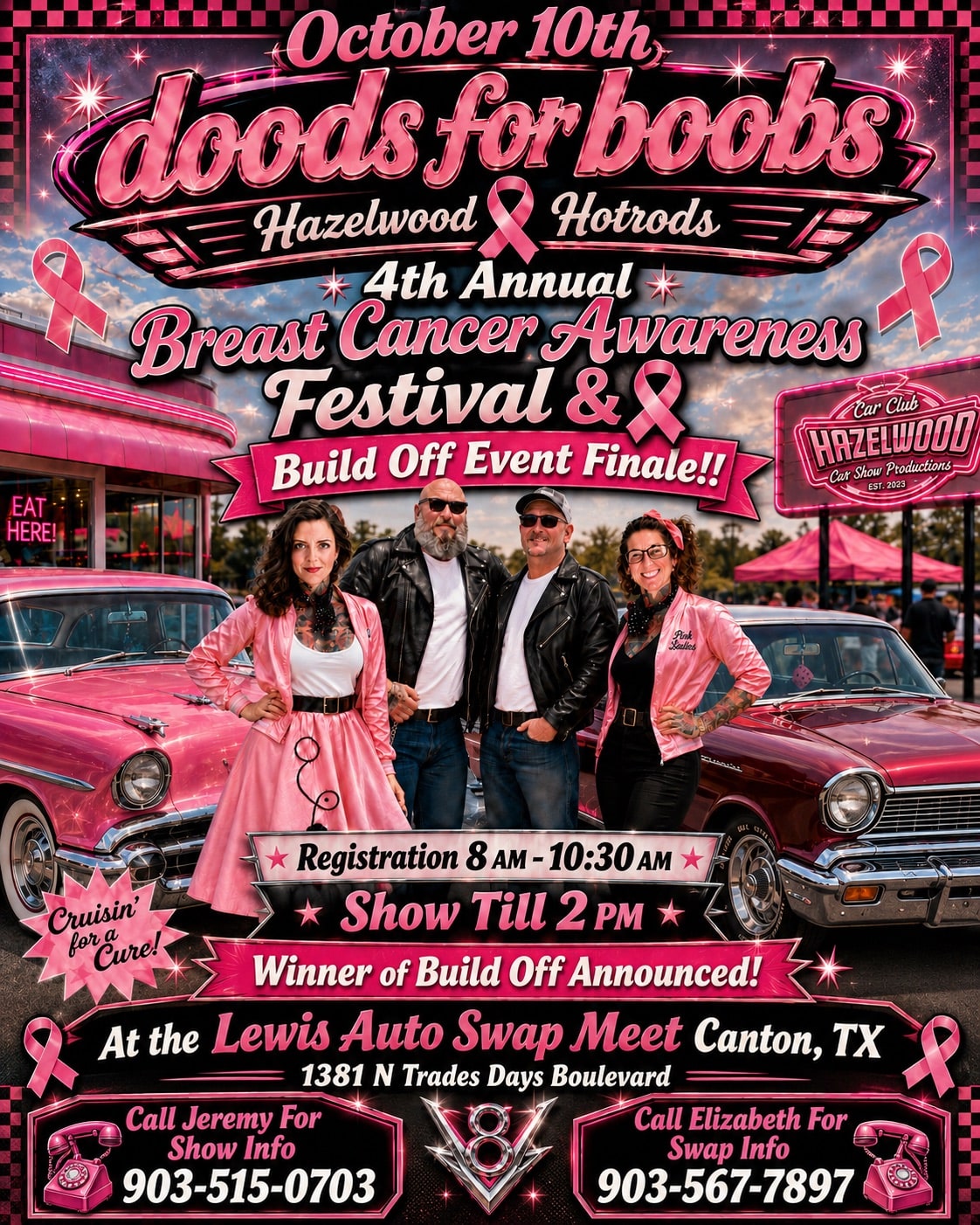 Doods for Boobs 4th Annual Breast Cancer Awareness Festival and Build Off Competition Finale!!!