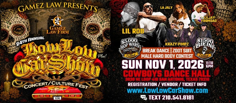 24th Annual Low Low Car Show Plus! Concert/culture Fest