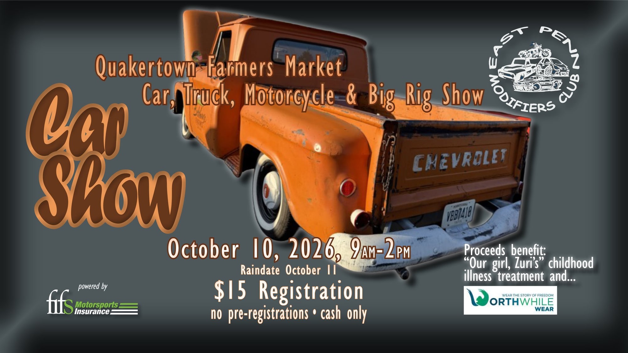 East Penn Modifiers & Quakertown Farmers Market Fall Car, Truck, & Big Rig Show