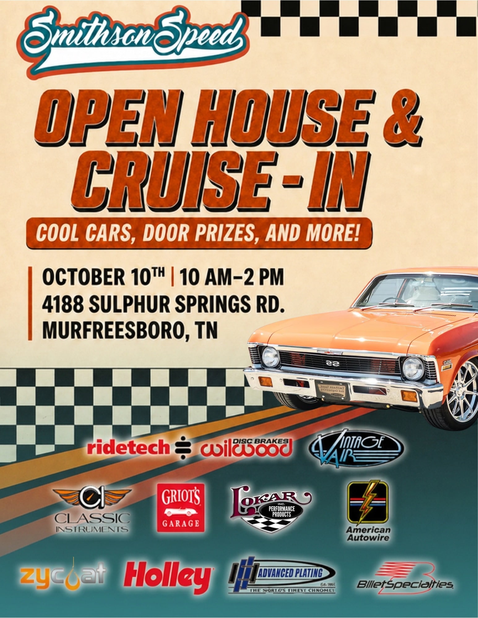 Smithson Speed Open House and Cruise-In