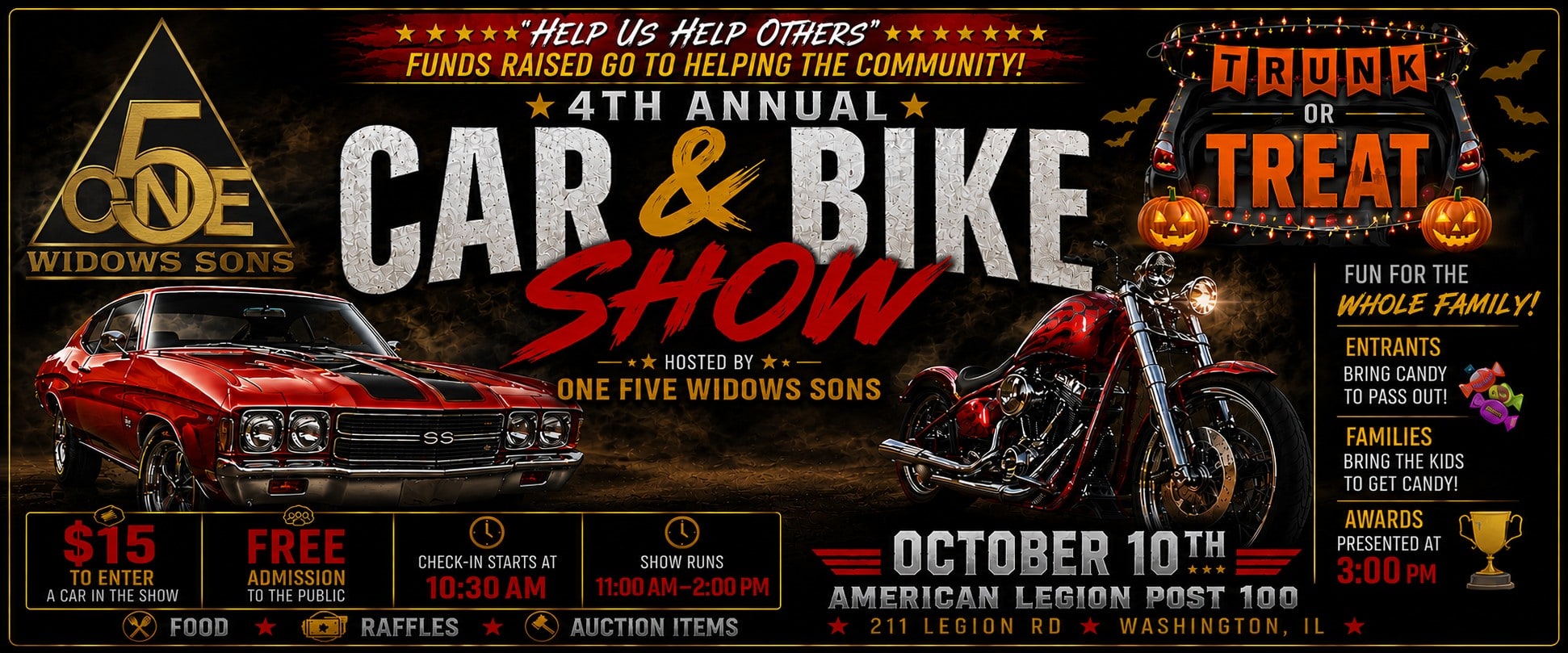 Widows Sons 4th Annual Car & Bike Show
