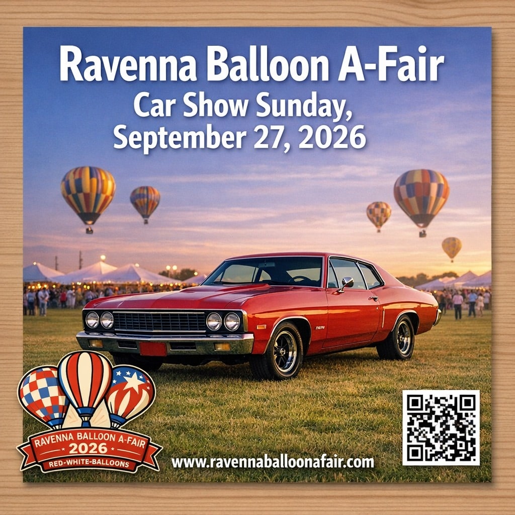 2026 Ravenna Balloon A-Fair Car Show