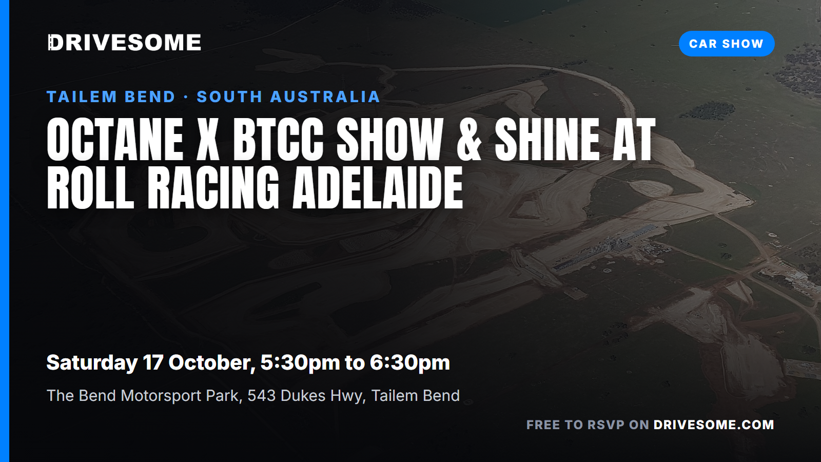 Octane x BTCC Show & Shine at Roll Racing Adelaide