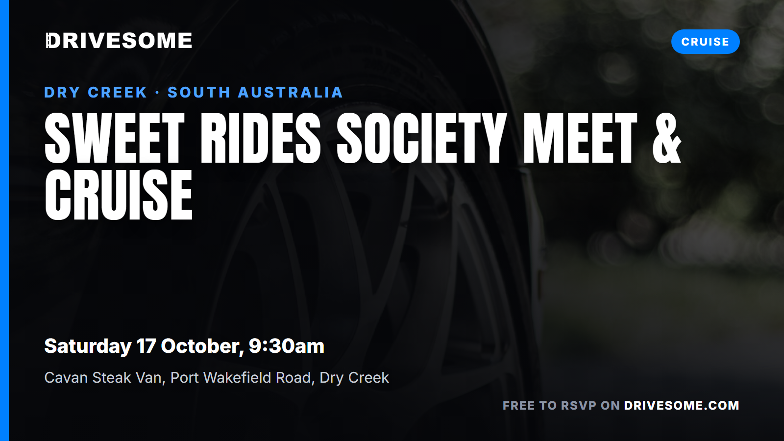Sweet Rides Society Meet & Cruise
