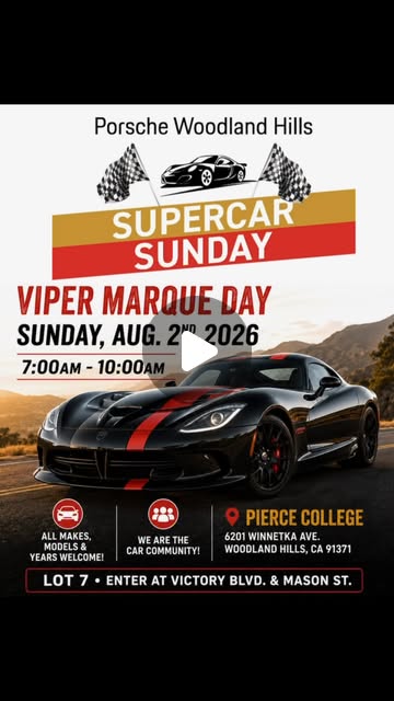 Supercar Sunday Viper Marque Day