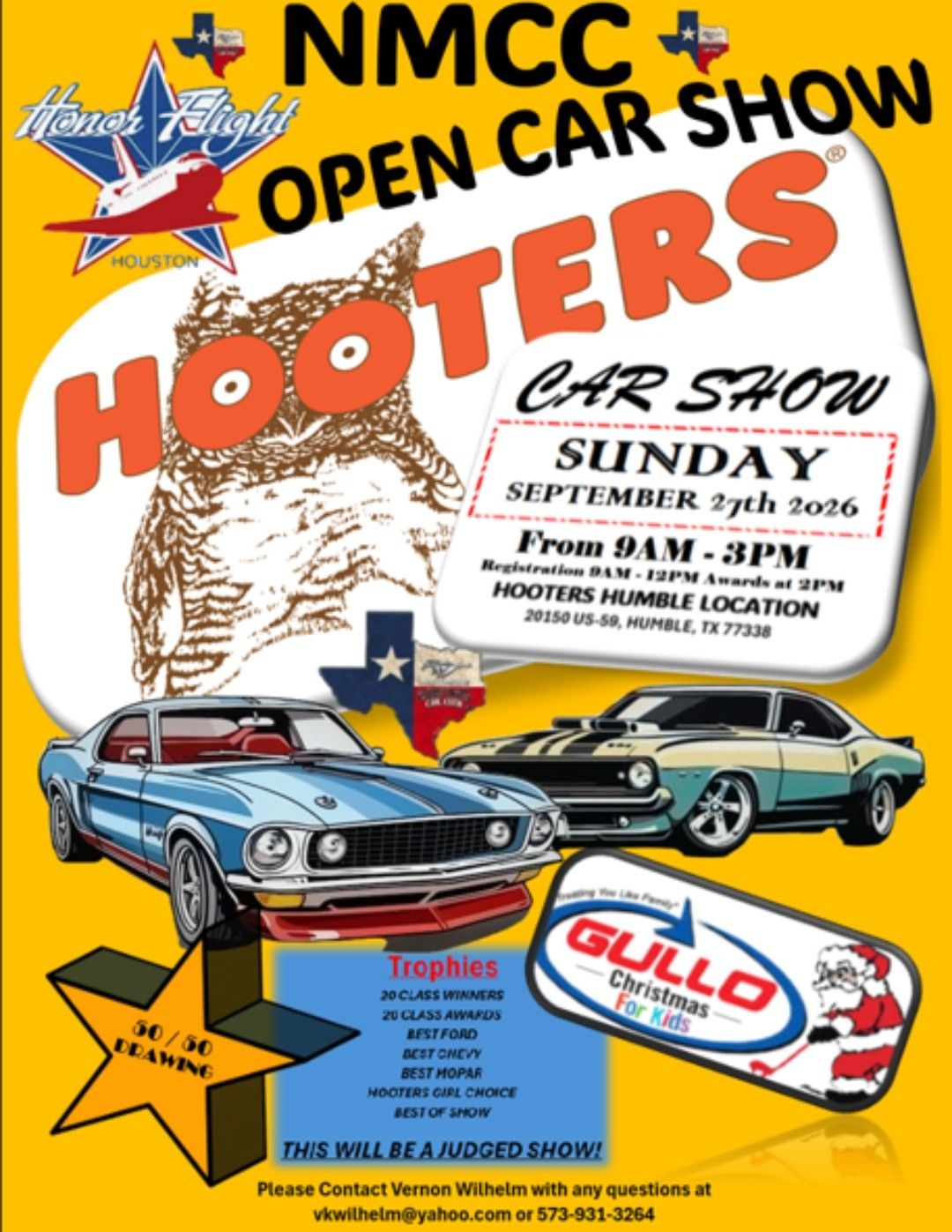 NMCC Humble Hooters Open Car Show