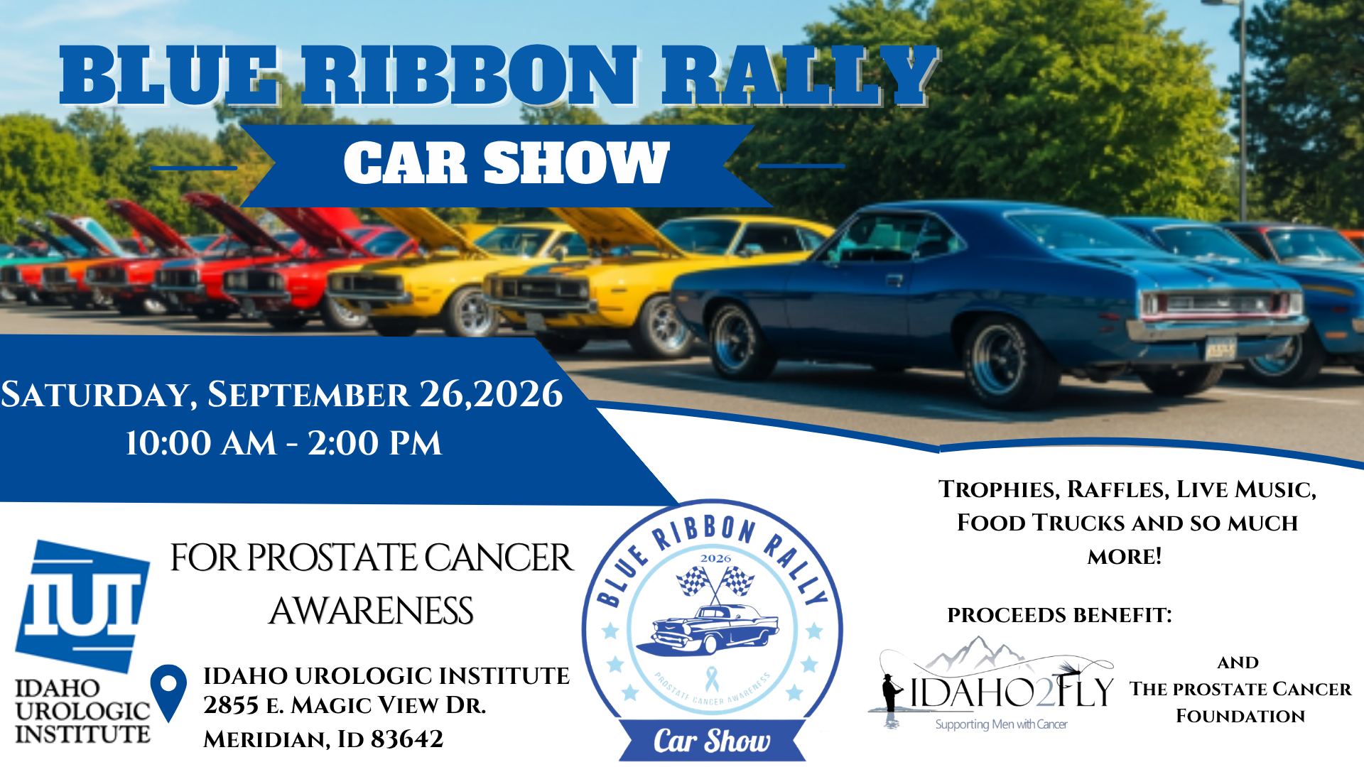 Blue Ribbon Rally Charity Car Show for Prostate Cancer Awareness