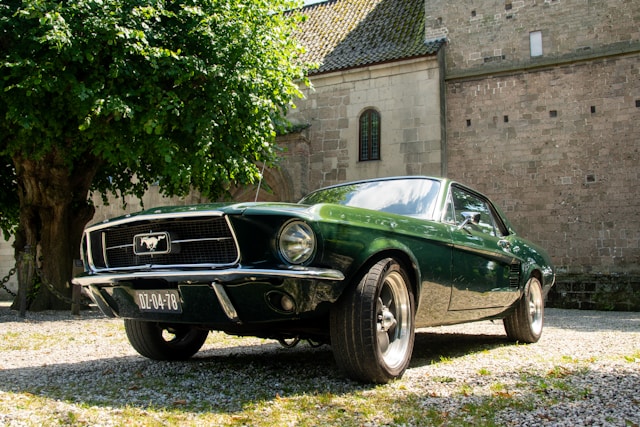 The Ford Mustang 1st Gen is gorgeous in green.
