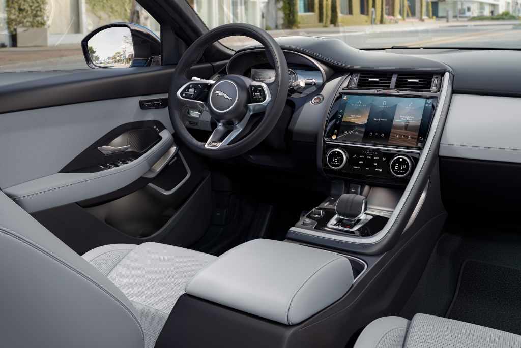 The E-pace interior is amazing