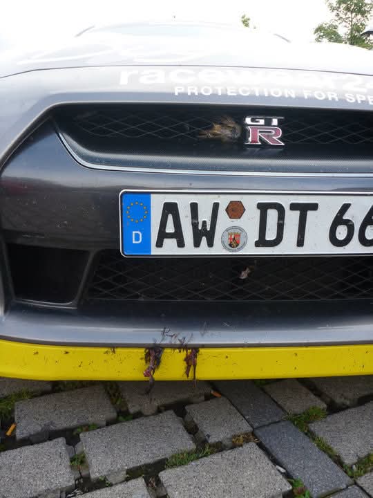 The @Nissan GT-R R35#nissangtrr35 having some lunch at the @nurburgring