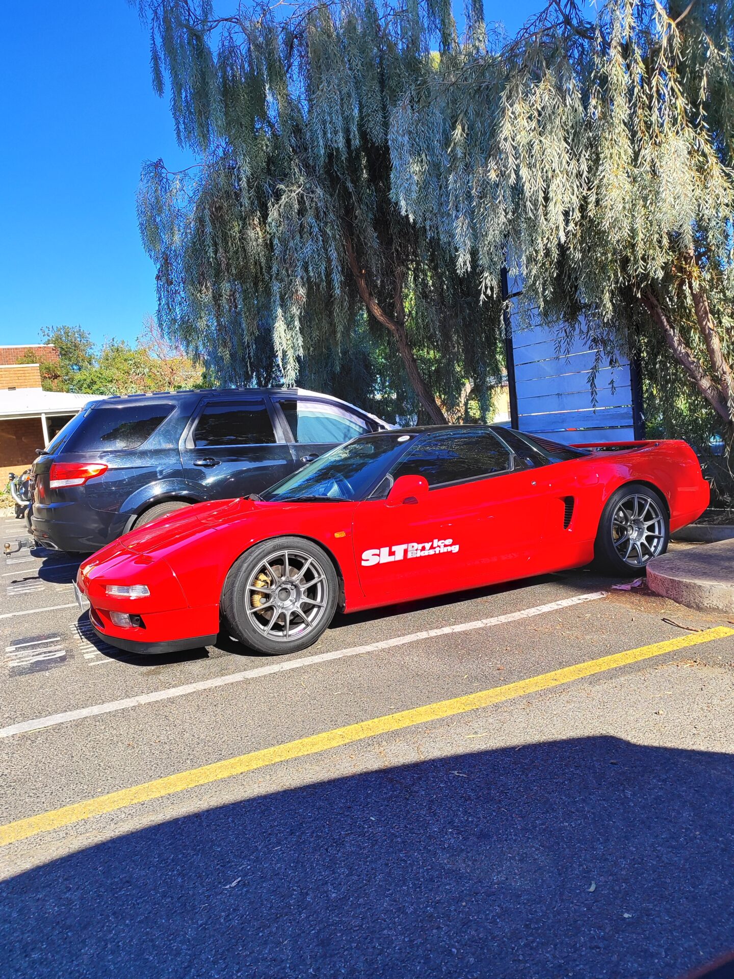 Don't see many of these just chilling in a carpark in Norwood. Honda NSX 1st Gen