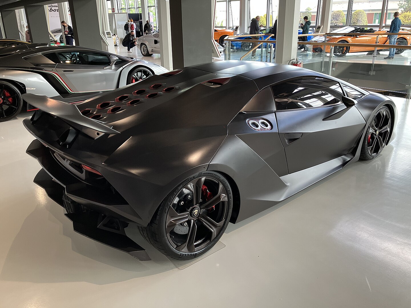 It was designed and built purely for track use, foregoing road-legal comforts like air-conditioning or even traditional 