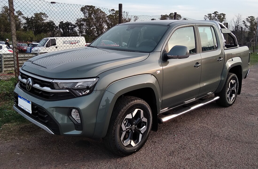 The Amarok, with its new facelift, makes it look like a car that had a designer behind it. The original looks like that