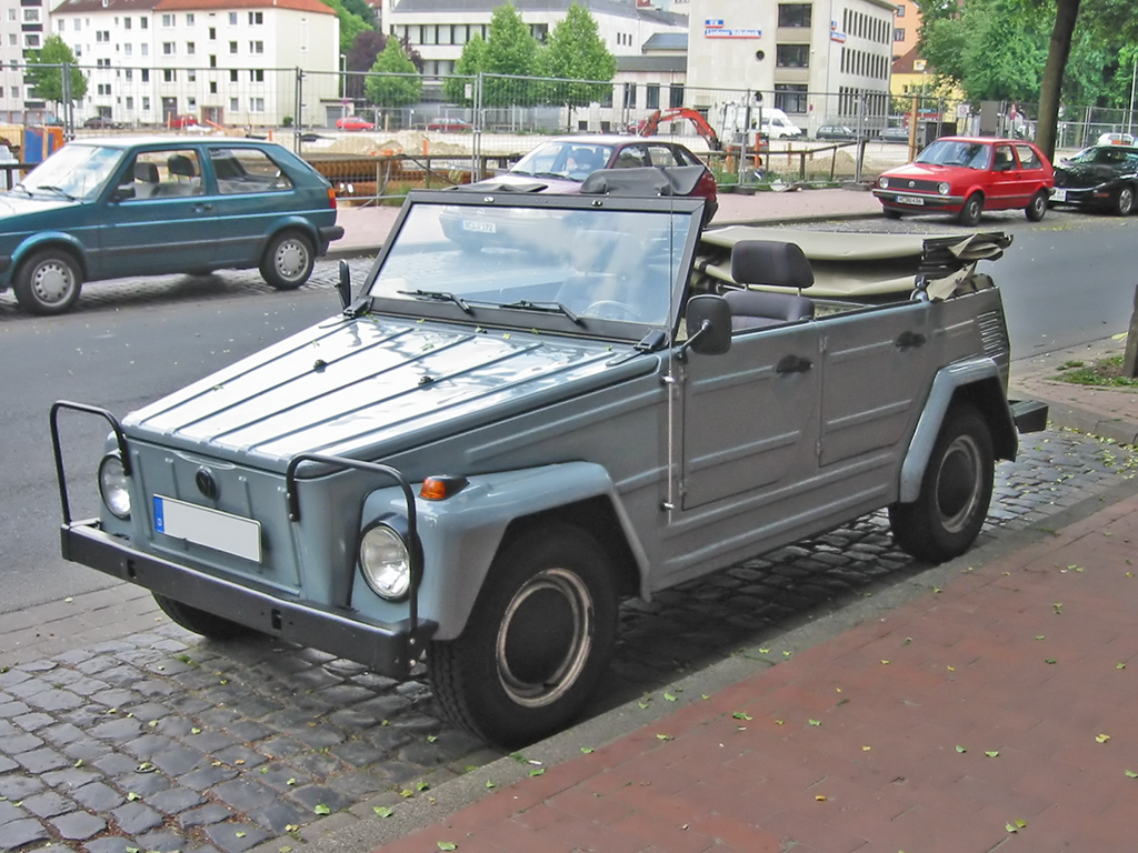 Originally designed for the West German military as a lightweight, amphibious, off-road vehicle (intended as a stop-gap