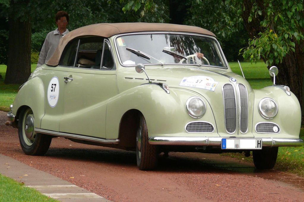 The car's graceful, flowing lines and ornate styling earned it the nickname "Barockengel," or "Baroque Angel," from the 