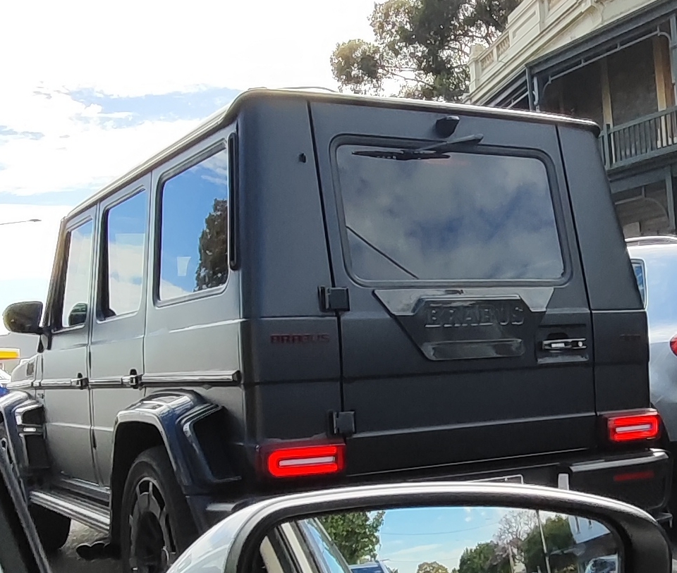 Can anyone tell me why this Brabus has the wrap bubbling? First, do they really just use a wrap for a Brabus?