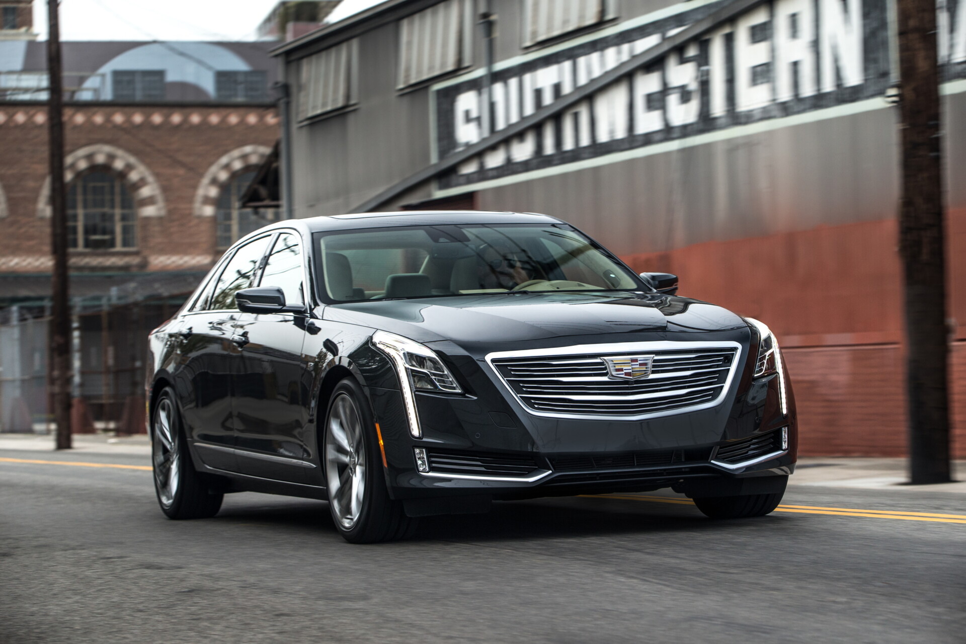 The Cadillac CT6 was designed to be the "flagship" of the brand, blending the size of a full-size luxury limo with the a